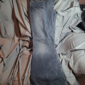 Plus size silver jeans